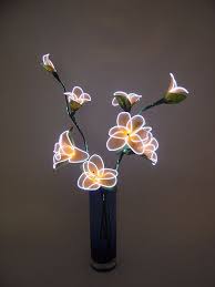 Electroluminescent Wire Maybe Combine This With Flowers Made From Plastic Bottles Neon Flowers Neon Lighting Neon Signs