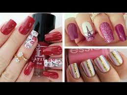 Basta con buscar en la web y en redes sociales como instagram, para encontrarnos con un montón de inspiración a la hora de decorar la manicura. Unas Decoradas Con Esmalte Sencillas Y Bonitas Youtube