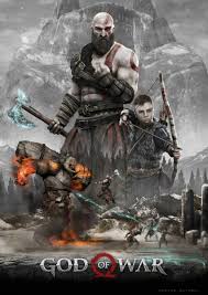 God Of War 4 Poster Wallpaper Kratos In Combat Kratos God Of War God Of War New Gods