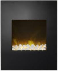 Amazon.com: Adam Alexis Wall Mounted Electric Fire in Black Glass : Home &  Kitchen