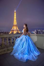 Victor And Charlene S Pre Wedding Shoot In Paris Featuring Her Magical Light Up Wedding Gown Light Up Dresses Gowns Cinderella Gowns