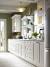 Olive Green And White Kitchen