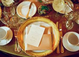This setting combines the best of our glam gold items with some shimmering gold bella cutlery for added elegance and tablescape. Sophisticated Gold Table Setting