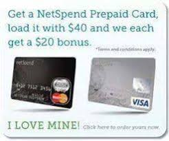 The netspend® visa® prepaid card allows you to earn cash back when you shop and requires no credit check to apply. Welcome Everyone Refer Friends Earn 20 00 Dollars Facebook