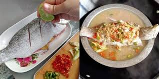 Kali ni special lemon saja sebab nakkan rasa lemon sebenar gitu. Ikan Kukus Thailand Resepi Ikan Bawal Stim Azie Kitchen Resep Masakan Khas Sudah Menjadi Antara Menu Yang Popular Ketika Makan Di Kedai Thai Ikan Kukus Ala Thai Ini Pasti