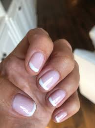 French Manicure With Opi S Let Me Bayou A Drink Base Coat Nail