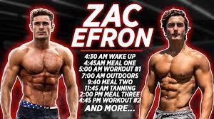 Baywatch just hit theaters, and it seems as though zac efron's newly developed physique has created a bigger reaction than the flick itself. I Tried Living Like Zac Efron For 24 Hours Challenge Youtube