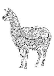 Use this lesson in your classroom, homeschooling curriculum or just as a fun kids activity that you as a parent can do. Llama Shape With Patterns Llamas Adult Coloring Pages