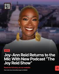 Joy Reid broke down in her first interview after her MSNBC evening news  show was canceled. 💔 The video is in the comments. 👇