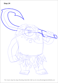 Кофейный скетч моана на акварельной бумаге. Learn How To Draw Maui From Moana Moana Step By Step Drawing Tutorials