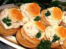 Add the cream and continue cooking over low heat 2 to. Vol Au Vent Vol Au Vent Recipes Belgium Food