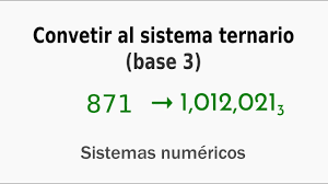 Convertir Un Numero Al Sistema Ternario Base 3 Youtube
