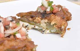 Drain cooked cactus in the sink in a colander and rinse with cool water. Deep Fried Stuffed Cactus Paddles