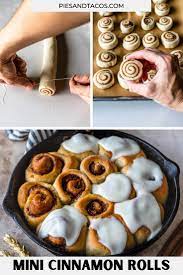 Mini Cinnamon Rolls Recipe Mini Cinnamon Rolls Easy Desserts Cinnamon Rolls