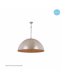 hanglamp halve bol roest grijs taupe lood 60cm o hanglamp taupe grijs