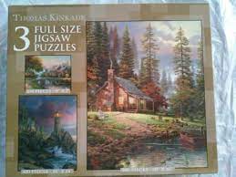Ceaco is your official source for disney jigsaw puzzles! Thomas Kinkade 3 In 1 Jigsaw Puzzle For Sale Online Ebay
