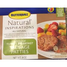 Butterball all natural turkey sausage is packaged in an easy to store format and is great to have on hand when your meal needs an extra kick of good. Calories In Sausage Patties Turkey Breakfast From Butterball