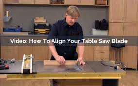 How To Align Your Table Saw Blade Rockler