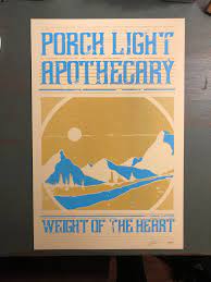 New, vintage and antique screen print posters. Weight Of The Heart Screen Printed Poster By George Hage