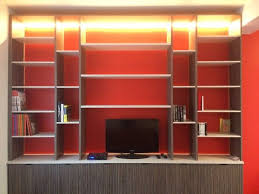 Cuisines Salle De Bains Rangements Saint Nazaire La Baule Guerande Bibliotheque Avec Tv Integree Meuble Hifi Tv Integre