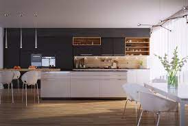 50 Modern Kitchen Designs That Use Unconventional Geometry Kitchen Design Small Modern Kitchen Cabinet Design Modern Kitchen Design