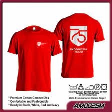Kenapa tidak mencontek desain gapura yang satu ini? Kaos Hut Ri Ke 75 Kemerdekaan 2020 Merah Putih Shopee Indonesia