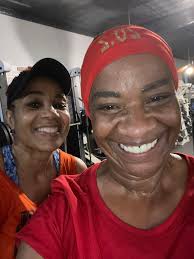 Proud grandmother of boot camp participant