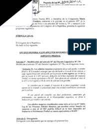 Texto único ordenado de la ley de tributación el t.u.o de la ley de tributación municipal, establece que el impuesto predial es un tributo de t.u.o de la ltm incorporado por la primera disposición complementaria modificatoria de la ley nº 30490) Ley Que Exonera A Los Adultos Mayores Del Pago Del Impuesto Predial