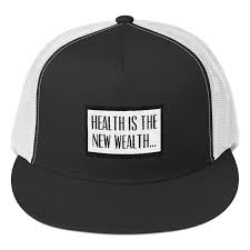 Health Is The New Wealth Italian Wife Cap Cool Fabric