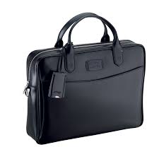 Porte Documents Line D Cuir Noir S T Dupont Porte Documents Produits En Cuir Maroquinerie