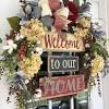 Pink medley tulip spring door wreath 19 inch $69.99. 1