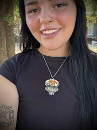 SOLD! LAST POST! My favorite Orange Floral necklace with turquoise! ❤️ $125  ❤️ First to comment with their email, wins!