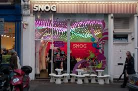 Snog Covent Garden Location Snog Retail Signage Studio