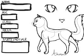 Warrior cat free semi realism a4. Warrior Cat Creator Aracenae Warrior Cats Coloring Pages Enjoy Coloring ê³ ì–'ì´