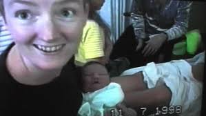 derekFLINT Xmas 1989 with Lauren (Flint-Carter) Pitt (3 mths), and other  grandchildren.