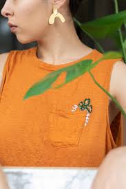 Center the design on the pocket. Diy Embroidered Pocket Plants For Beginners Ctrl Curate