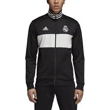 Black And Gold Adidas Track Jacket Adidas Men S Real Madrid 3 Stripes Track Jacket Cw8698 Adidas Realmadrid Jacket Soccer Gear Track Jackets Jackets Mens Jackets