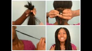 The right strands are not woven into the braid, they remain free. How To Pick Your Extensions And Braid Your Own Hair Box Braids Youtube