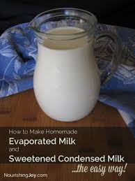 Evaporated milk is made by removing water from fresh milk and then heating it. How To Make Homemade Evaporated Milk And Sweetened Condensed Milk The Easy Way Nourishing Joy