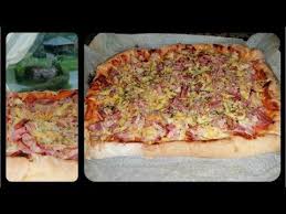 Esta Es La Pizza Que Suelo Hacer Normalmente Amasando Esta Vez Probe A Poner Los Ingredientes En La Panifi Masa Para Pizza Pizzas Caseras Receta Panificadoras