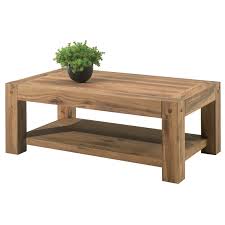 Plus de 155 références à prix mini dans notre gamme table basse de qualité. Table Basse Double Plateau En Bois Brute Pour Salon Cosy