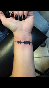 Available in titanium, chrome, zirconium, gold. Art Body Tattoo S Soundwave Tattoo Of My Dad Saying What You Do Now Affects You Later Tattooviral Com Your Number One Source For Daily Tattoo Designs Ideas Inspiration