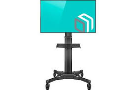 Meuble Tv Onkron Onkron Ts2551 Support Tv Sur Pied A Roulettes Pour Des Televiseurs De 32 A 55 Pouces Darty