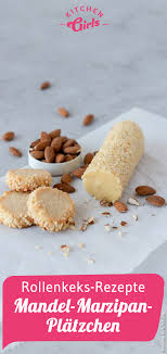 Rezept Fur Marzipan Mandel Rollenkekse Rezept Marzipan Platzchen Platzchen Backen Weihnachten Platzchen Backen