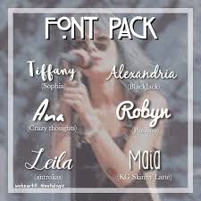 The field of use of the aesthetic font is very diverse: Http Weheartit Com Entry 236011330 Aesthetic Fonts Font Packs Dafont Fonts