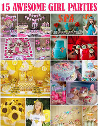 Birthday Party Craft Ideas For 9 Year Olds 15 Awesome Girl Parties Girly Birthday Party Kids Party Themes Girls Birthday Party Themes
