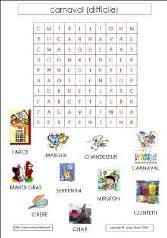 Un Mots Croises Sur Carnaval Halloween En Maternelle Activites Halloween Halloween