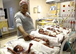 A woman in india has given birth to 10 stillborn babies in one night.anju kushwaha, 28, from the satna district of the madhya pradesh province, went into labour just 12 weeks into her pregnancy.she delivered nine babies late on sunday night before she travelled 77 miles (125k). Buthelezi Quintuplets Kept Mom Guessing