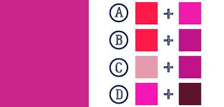 Pink has many variations, from very light to dark. Getting Tricky Now Which Two Colors Make Up The Color On The Left Brainly In
