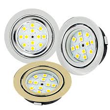 2 5 Recessed Led Puck Lights 170 Lumens Super Bright Leds